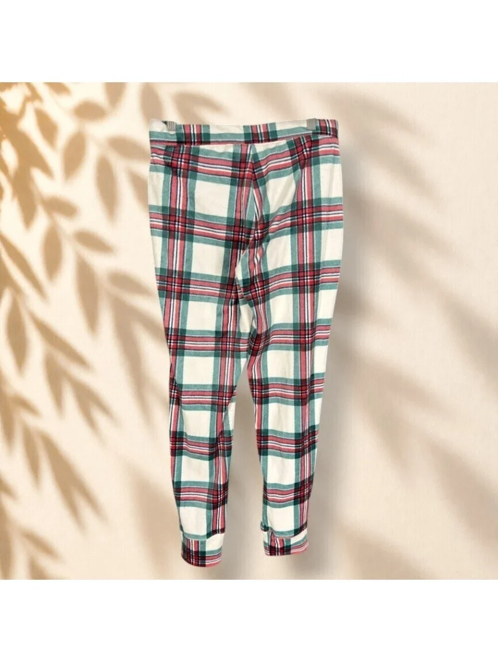 Rachel Zoe Pajama Pants Men S Small White Plaid Drawstring Sleepwear Skinny
